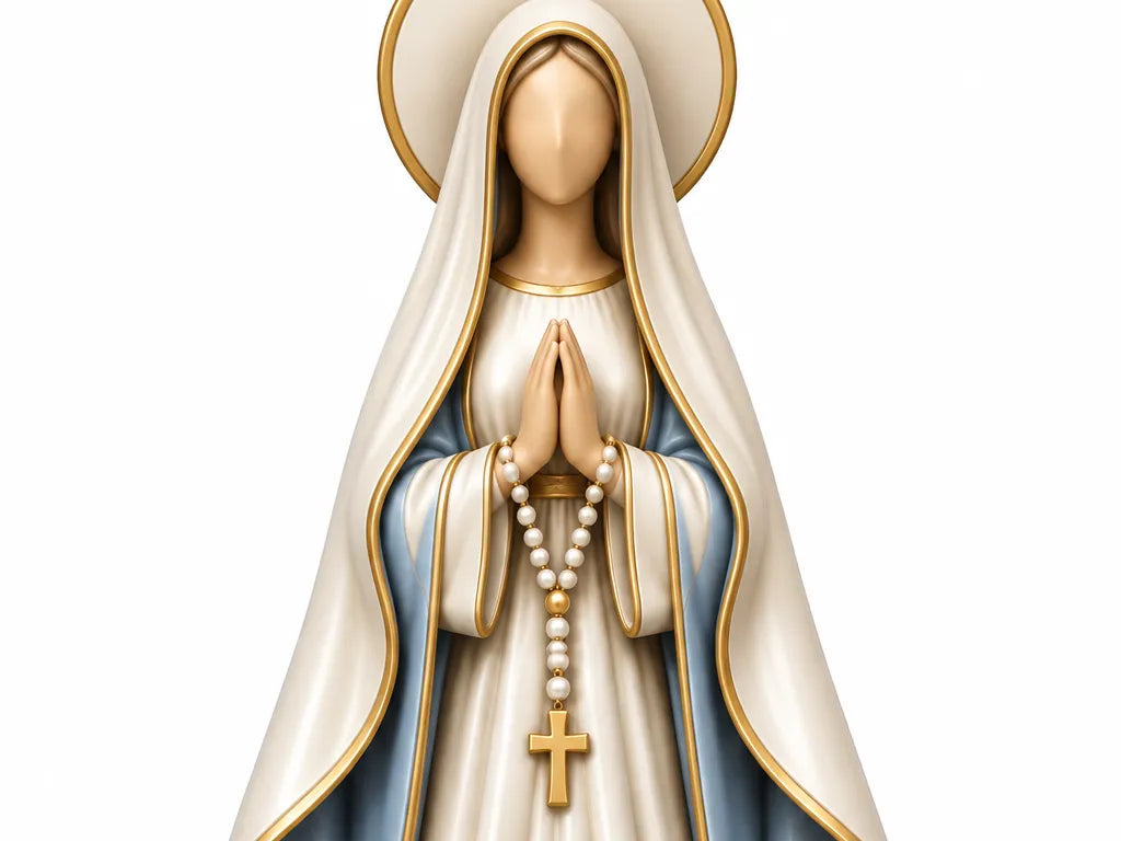 Figura de Nuestra Señora de Aparecida impresa en 3D
